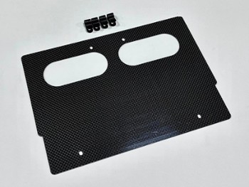CARBON FIBER LOWER REAR WINDOW PANEL FOR TEAM LOSI 5IVE-T (11143)