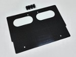 CARBON FIBER LOWER REAR WINDOW PANEL FOR TEAM LOSI 5IVE-T