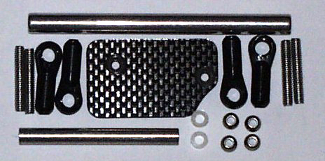 Tamiya Clod Clodbuster Carbon rear steering lock out kit