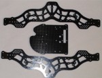 KYOSHO TWIN FORCE BLACK CARBON FIBER CHASSIS KIT (10180)