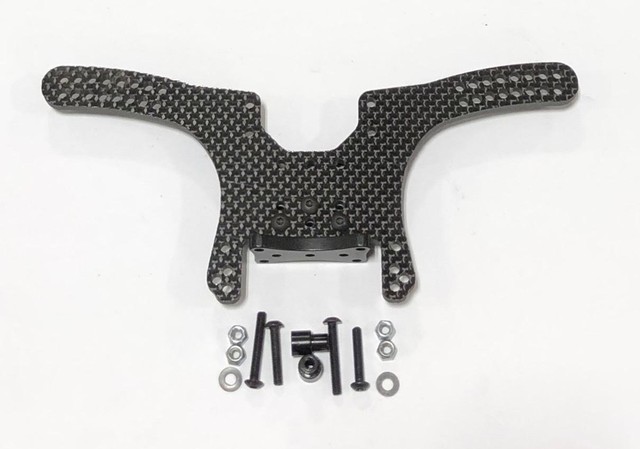 SLASH CARBON FIBER DIRT OVAL REAR SHOCK TOWER 4mm