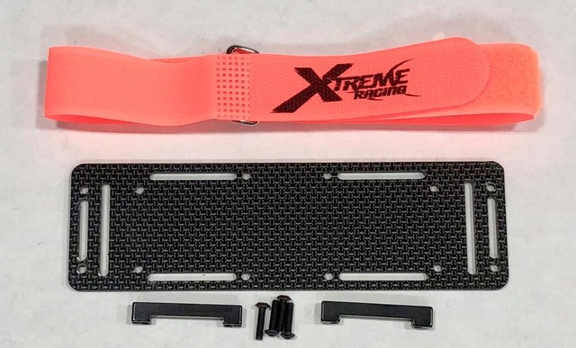thumbnail image 2 of GM Carbon Fiber Battery Tray For Arrma Infraction 6s BLX V1/V2 & Limitless 6s - 1/6 & 1/8 Scale RC 2 of 6
