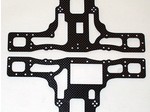 TAMIYA TLT-1 BLACK CARBON FIBER SIDE PLATES (2)