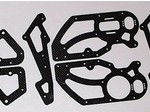 THUNDER TIGER 1/5 FM-1e MOTORCYCLE CARBON FIBER CHASSIS KIT