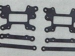 TEAM LOSI MUGGY CARBON FIBER SUSPENSION BRACES (6 PIECES)