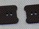 AX10 SCORPION CARBON FIBER AXLE BATTERY MOUNTS (2)