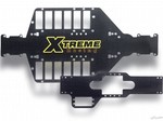 "XTREME MAXX" CARBON FIBER CHASSIS w/BATTERY STRAPS