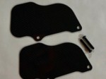 TEAM LOSI 5IVE-B CARBON FIBER REAR WHEEL MUD GUARDS (2)