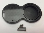 SPEKTRUM DX6R CARBON FIBER AND ALUMINUM DROP DOWN