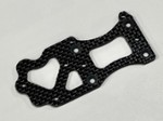 TEAM ASSOCIATED RC8B4E CARBON FIBER CENTER DIFF BRACE w/ TRANSPONDER MOUNT (2.5mm)