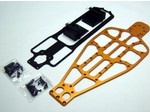 RUSTLER / SLASH LCG ORANGE ALUMINUM CHASSIS KIT