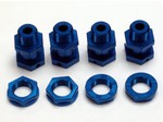 SLASH 17MM WHEEL BLUE WHEEL ADAPTERS (4)