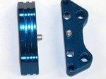 OFNA JAMMIN X1 & CRT BLUE ALUMINUM QUICK CHANGE MOTOR BASE (2