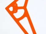 ALIGN T-REX 450 HIGH VISIBILITY ORANGE G-10 TAIL BOOM FIN