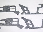 ALIGN T-REX 450 SILVER CARBON FIBER FRAME SET (4 PIECES)