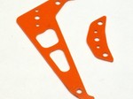 ALIGN T-REX 250 HIGH VISIBILITY ORANGE G-10 TAIL FIN SET