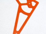 E-FLITE BLADE 400 HIGH VISIBILITY ORANGE G-10 ROTOR FIN