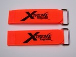 XTREME RACING 1" x 8" ORANGE BATTERY STRAPS (2)