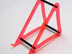 XTREME LARGE RED ACRYLIC CHARGER STAND