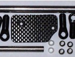 TAMIYA CLOD BUSTER CARBON FIBER GEARBOX SERVO MOUNT w/ HARDWARE