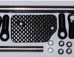 TAMIYA CLOD BUSTER CARBON FIBER GEARBOX SERVO MOUNT w/ HARDWARE (1250)