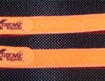 XTREME RACING 1" X 12" ORANGE BATTERY STRAPS (2) (2200)