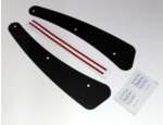 CHEVY CAMARO 1LE CARBON FIBER FRONT WHEEL WIND DEFLECTOR (30027)