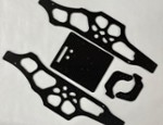 KYOSHO MONSTER KRUISER USA-1 CARBON FIBER CHASSIS KIT (3mm)