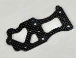 TEAM ASSOCIATED RC8B4E CARBON FIBER CENTER DIFF BRACE w/ TRANSPONDER MOUNT (2.5mm) (10385)