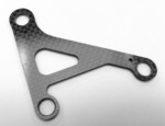 XRAY X1 CARBON FIBER FRONT UPPER ARM WITH SUPPORT 2.5MM