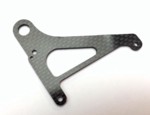 XRAY X1 CARBON FIBER FRONT ARM WITH SUPPORT 2.5mm (10476)