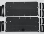 TEAM LOSI DBXL-E 2.0 CARBON FIBER BATTERY TRAYS