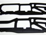 HPI SAVAGE FLUX CARBON FIBER CHASSIS PLATE