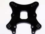 ELECTRIX RC CIRCUIT - RUCKUS BLACK G10 FRONT SHOCK TOWER