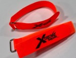 XTREME RACING 1" X 15" ORANGE BATTERY STRAPS (2) (2213)