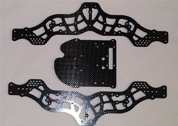 KYOSHO TWIN FORCE BLACK CARBON FIBER CHASSIS KIT (10180)