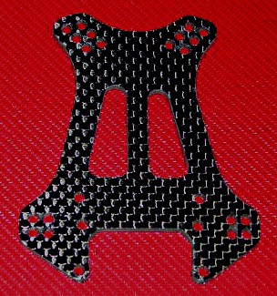 ASSOCIATED T4 CARBON FIBER FRONT SHOCK MOUNT (10380)