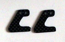 XRAY XB8 CARBON FIBER REAR WHEEL SCRAPERS (2) (10453)