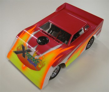 XTREME RACING 1/18 DIRT WEDGE OVAL BODY (10832)