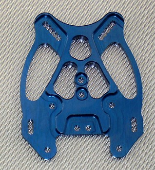 RC8 BLUE ALUMINUM REAR SHOCK TOWER (10915AB)