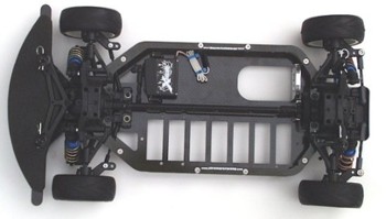 TC3 ELECTRIC CARBON FIBER RACING CHASSIS (10040)