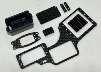 MCD RACING STANDARD CARBON FIBER RADIO TRAY KIT (10560)