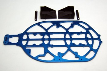 2WD SLASH BLUE ALUMINUM CHASSIS (10620ABL)