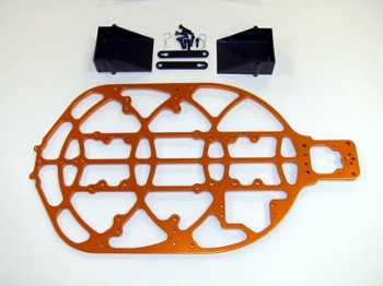 SLASH ORANGE ALUMINUM CHASSIS (10620AO)