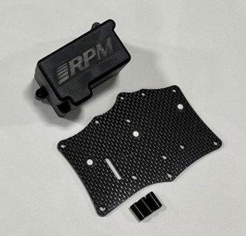 TRAXXAS SLEDGE CARBON FIBER ESC MOUNT (2.5mm) (10687)