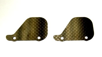 TEAM LOSI 22 CARBON FIBER REAR WHEEL MUD GUARDS (10873)