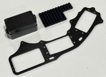 GTB CNC Aluminum Servo Mount Receiver Case for 1:5 RC Car LOSI DBXL-E 2.0 Upgrade Part - 26 GTB CNC Aluminum Servo Mount Receiver Case for 1:5 RC Car LOSI DBXL-E 2.0 Upgrade Part - 26
