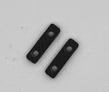 TEAM LOSI 5IVE-T CARBON FIBER SERVO SPACER (4mm) 2pc (11124)