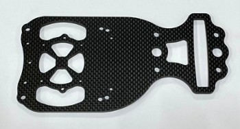 TEAM LOSI DBXL-E 2.0 CARBON FIBER CENTER DIFF BRACE w/ LARGE ESC MOUNT (11139)