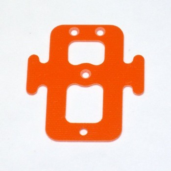 ALIGN T-REX 450 HIGH VISIBILITY ORANGE G-10 STANDARD BATTERY TRAY (11702O)